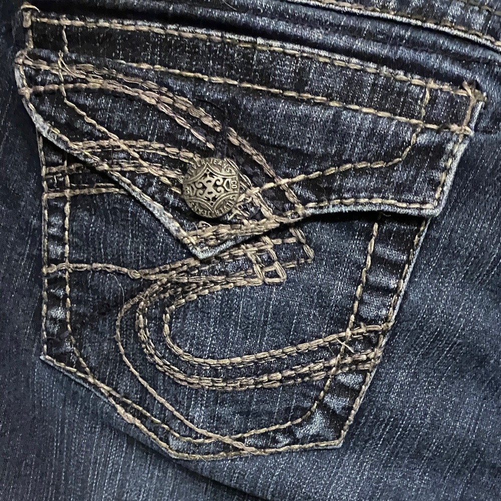 Silver Jeans Women's Boot Cut in Dark Blue - Picture 9 of 12